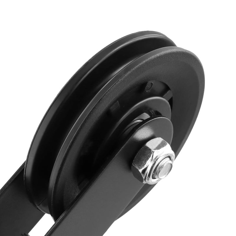 HAKZEON 3 PCS 3.5 Inch Cable Pulley Wheels, 360 Degree Silent Pulley Wheel, Nylon Rotation Traction Wheel for Home Gym Pulley, Lift Pulley System and Home Gym Equipment - Image 3